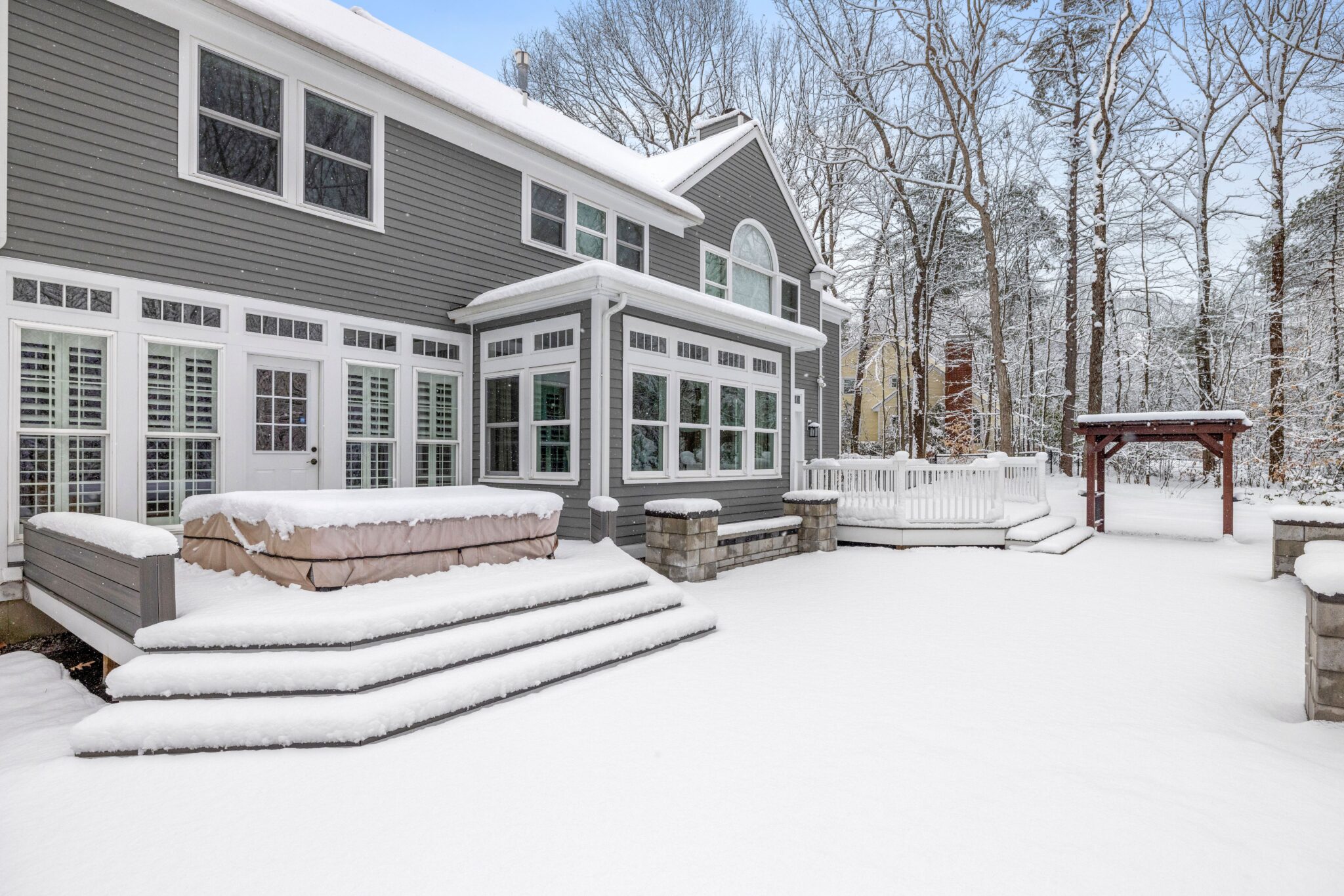 Great-room addition matched to a colonial-style home in Limerick Township, PA