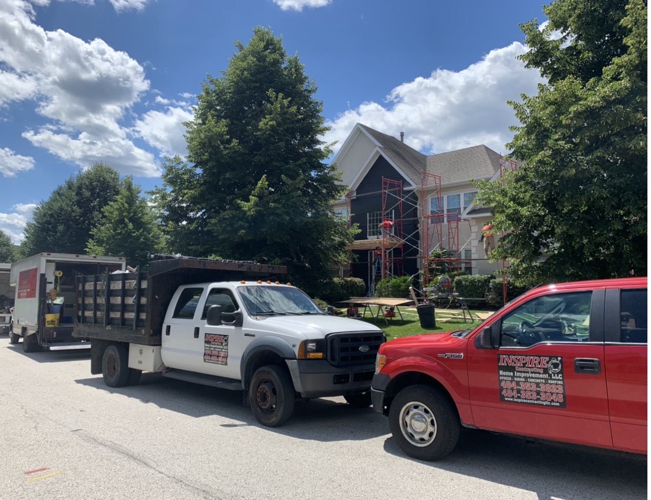Stucco and EIFS remediation work by Inspire Contracting